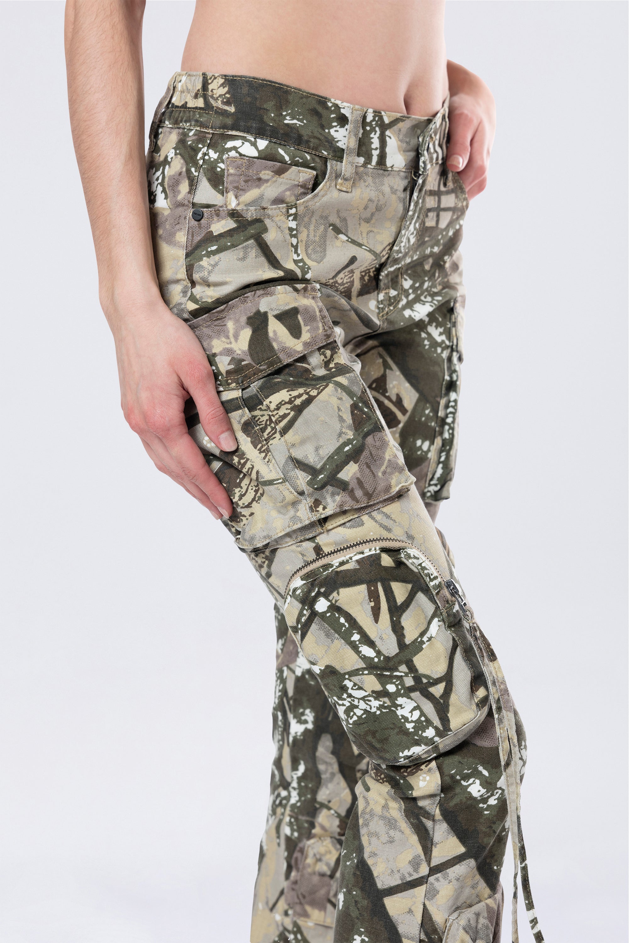 Utility Cargo Pants - Olive Hunting Camo