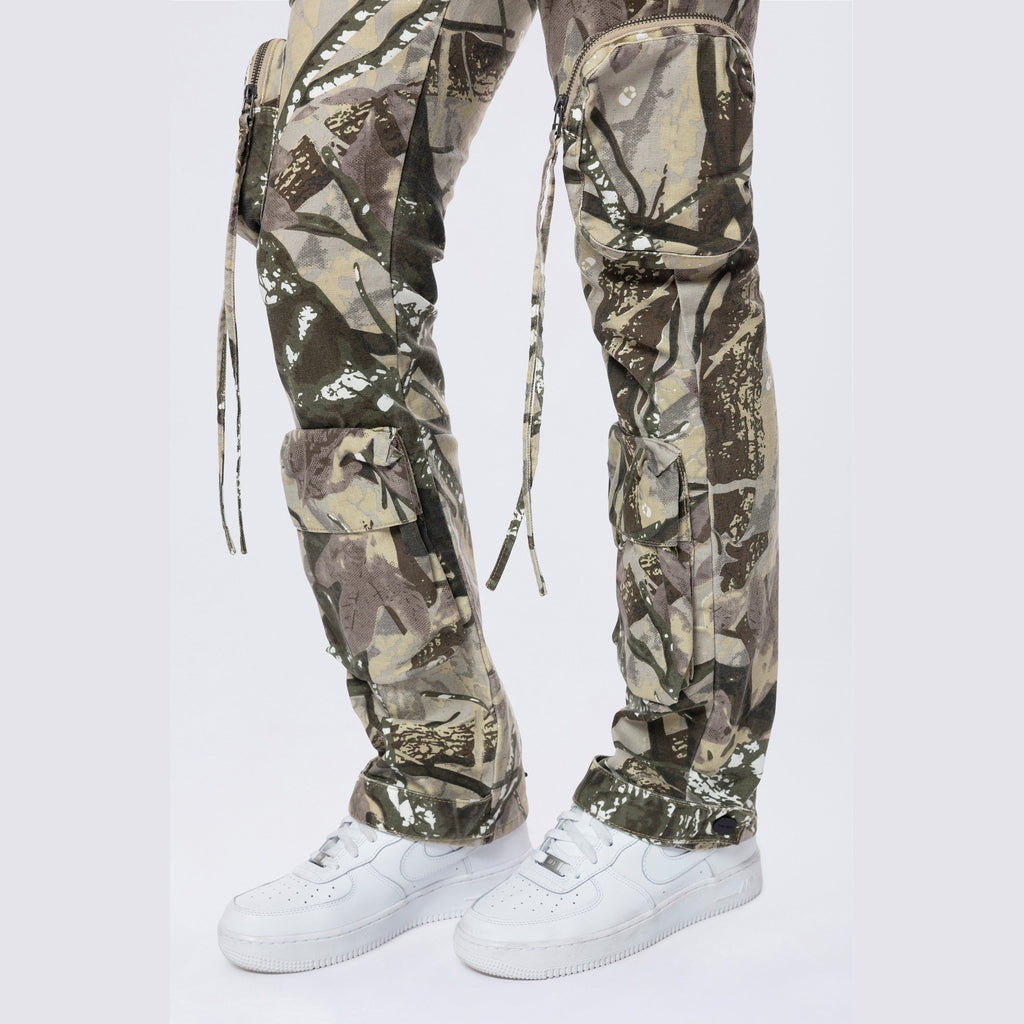 Smoke Rise RED Utility Cargo Pants - Olive Hunting Camo