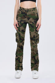 Utility Cargo Pants - Wood Camo