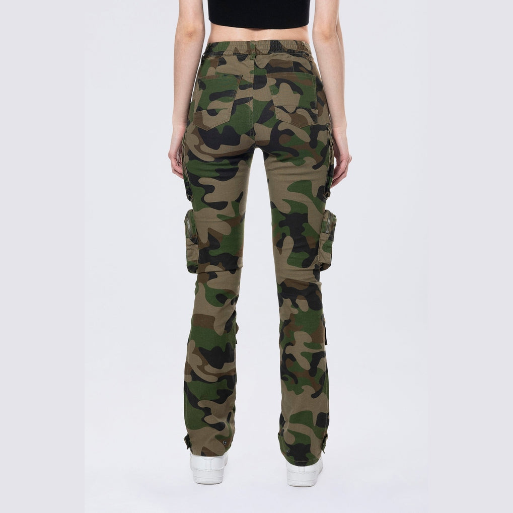 Smoke Rise RED Utility Cargo Pants - Wood Camo
