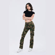 Smoke Rise RED Utility Cargo Pants - Wood Camo