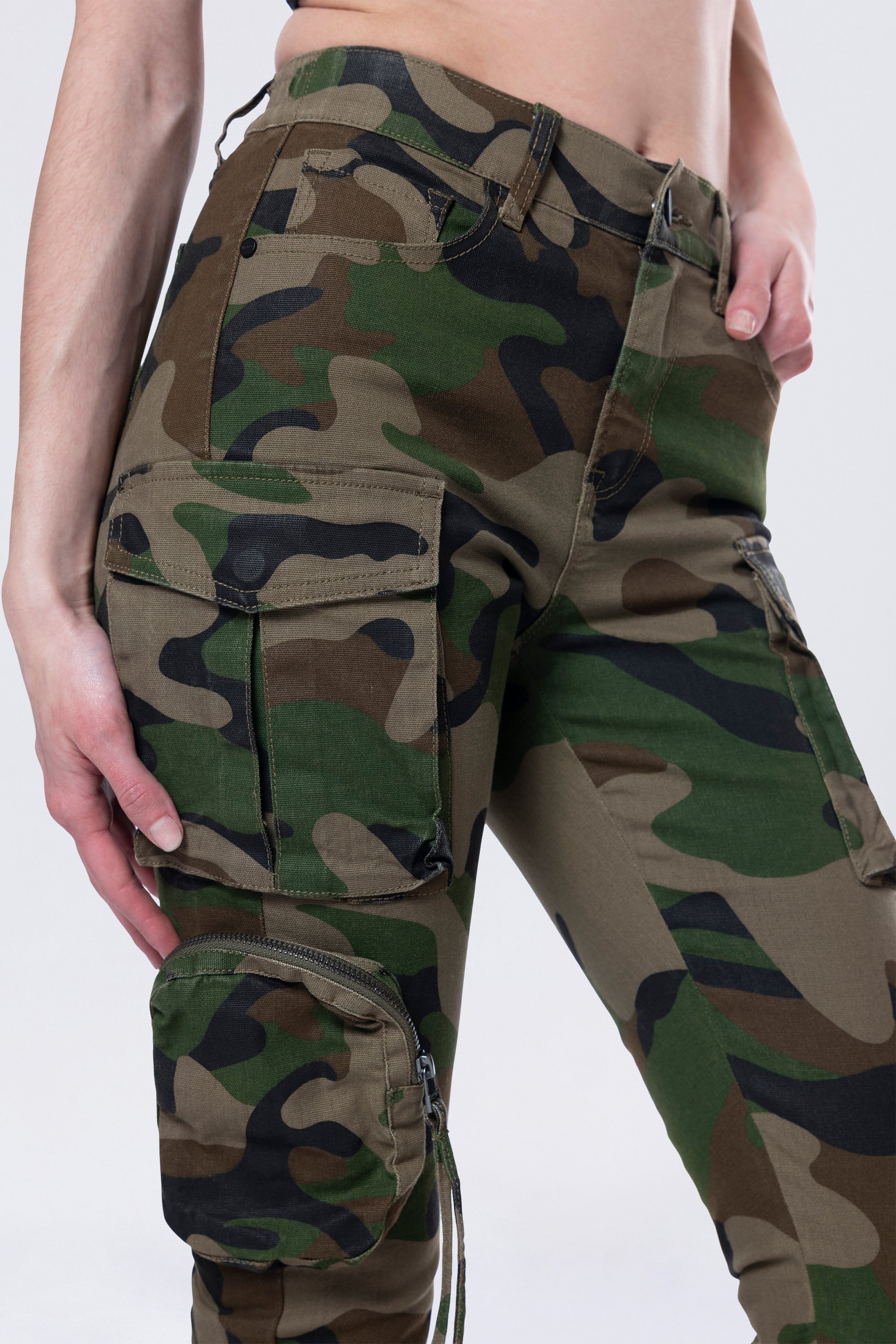 Utility Cargo Pants - Wood Camo