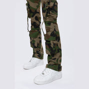 Smoke Rise RED Utility Cargo Pants - Wood Camo