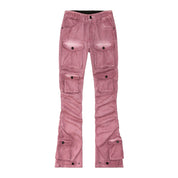 Smoke Rise RED Pigment Dyed Utility Twill Pants - Misty Pink