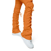 Smoke Rise RED High Rise Strap Bootcut Twill Pants - Apricot Crush