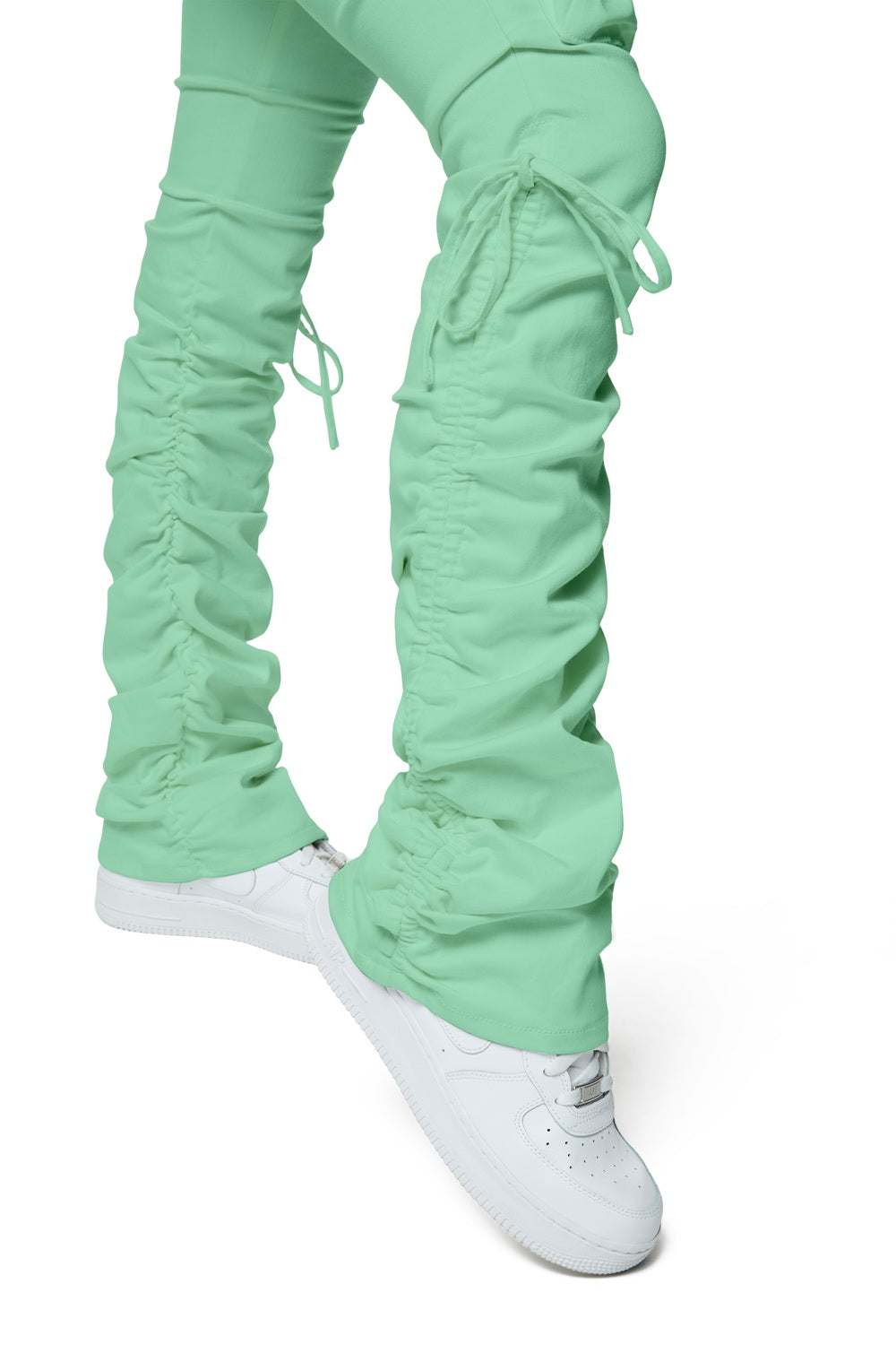 Smoke Rise RED High Rise Strap Bootcut Twill Pants - Mint