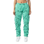 Smoke Rise RED High Rise Multi Bungee Jogger - Jade