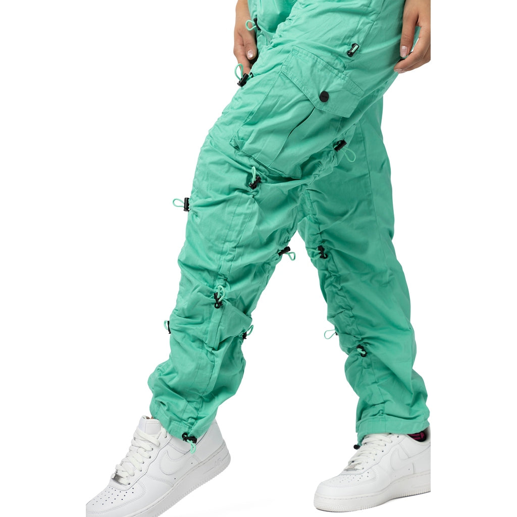 Smoke Rise RED High Rise Multi Bungee Jogger - Jade