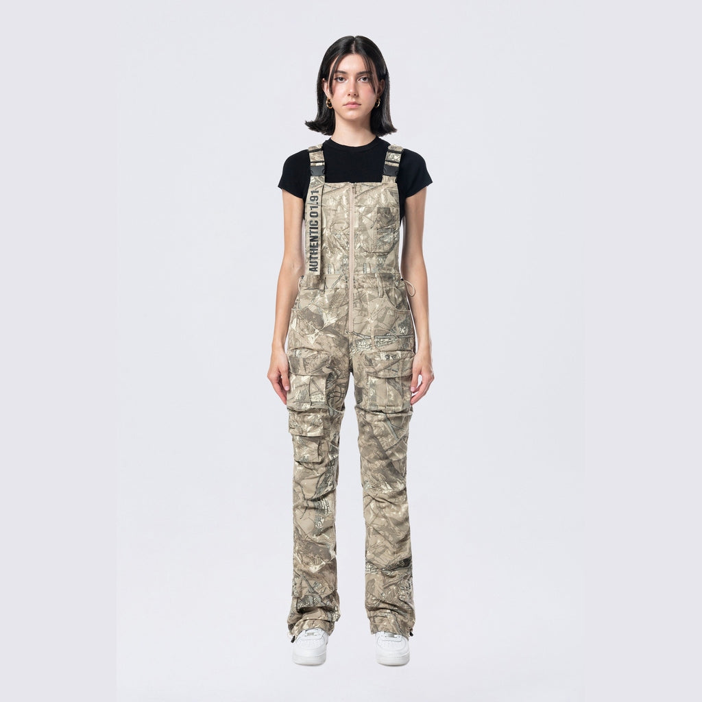 Smoke Rise RED Stacked Utility Overalls - Khaki Hunting Camo