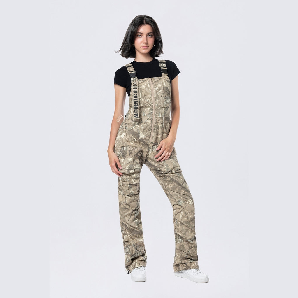 Smoke Rise RED Stacked Utility Overalls - Khaki Hunting Camo