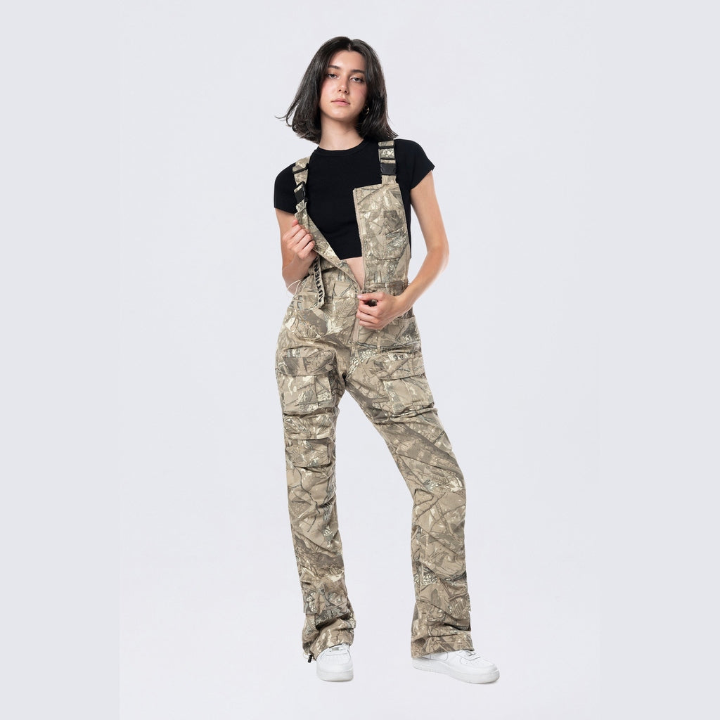 Smoke Rise RED Stacked Utility Overalls - Khaki Hunting Camo