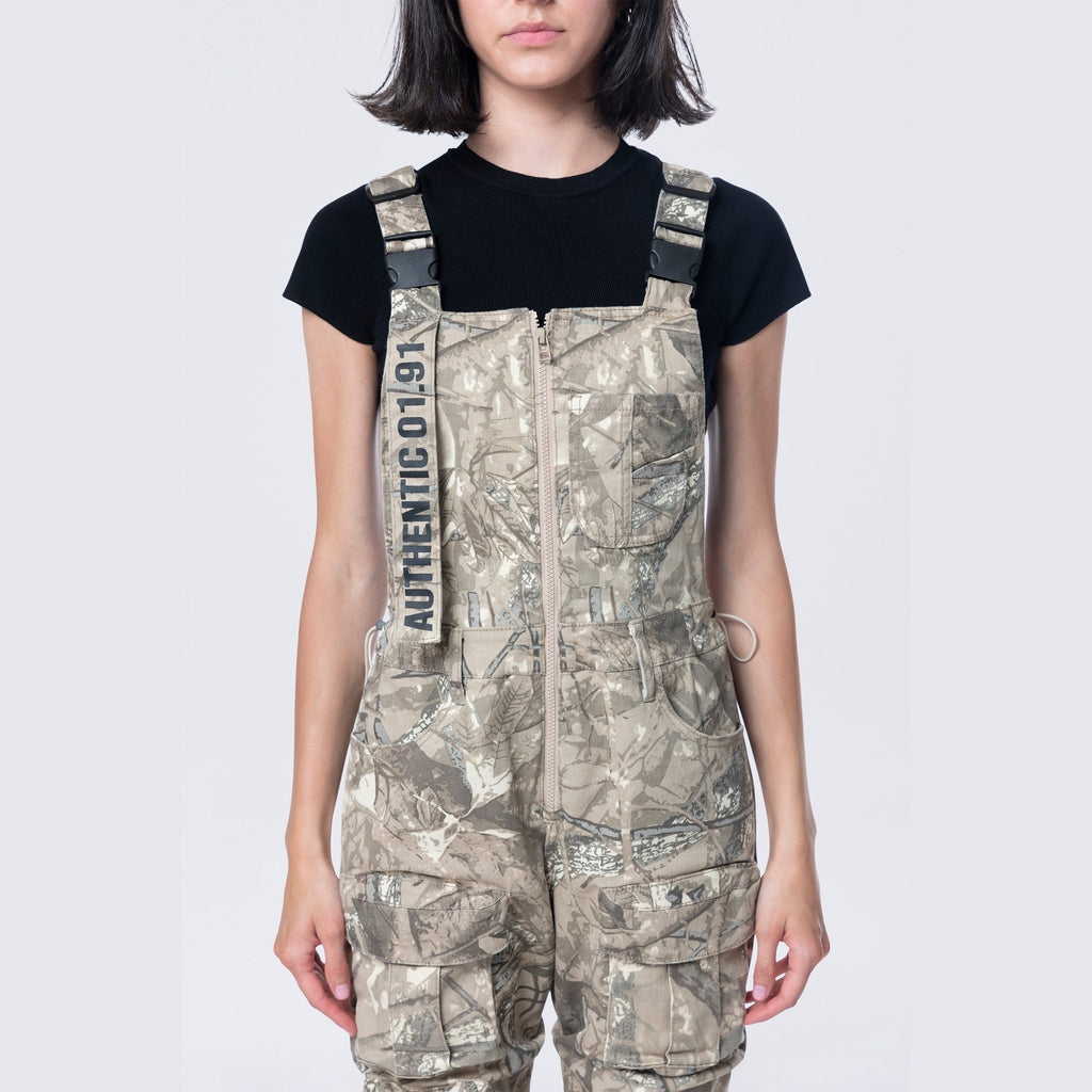 Smoke Rise RED Stacked Utility Overalls - Khaki Hunting Camo