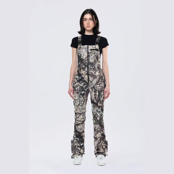 Stacked Utility Denim Overalls - Gail Black - SMOKERISENY