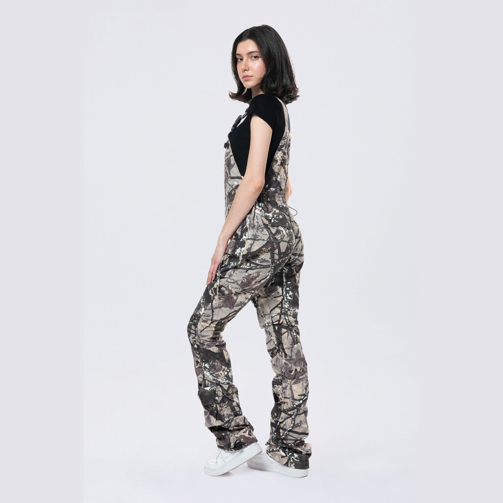 Smoke Rise RED Utility Overalls - Olive Hunting Camo