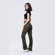 Smoke Rise RED High Rise Stacked Artisan Wash Twill Pants - Hawthorne