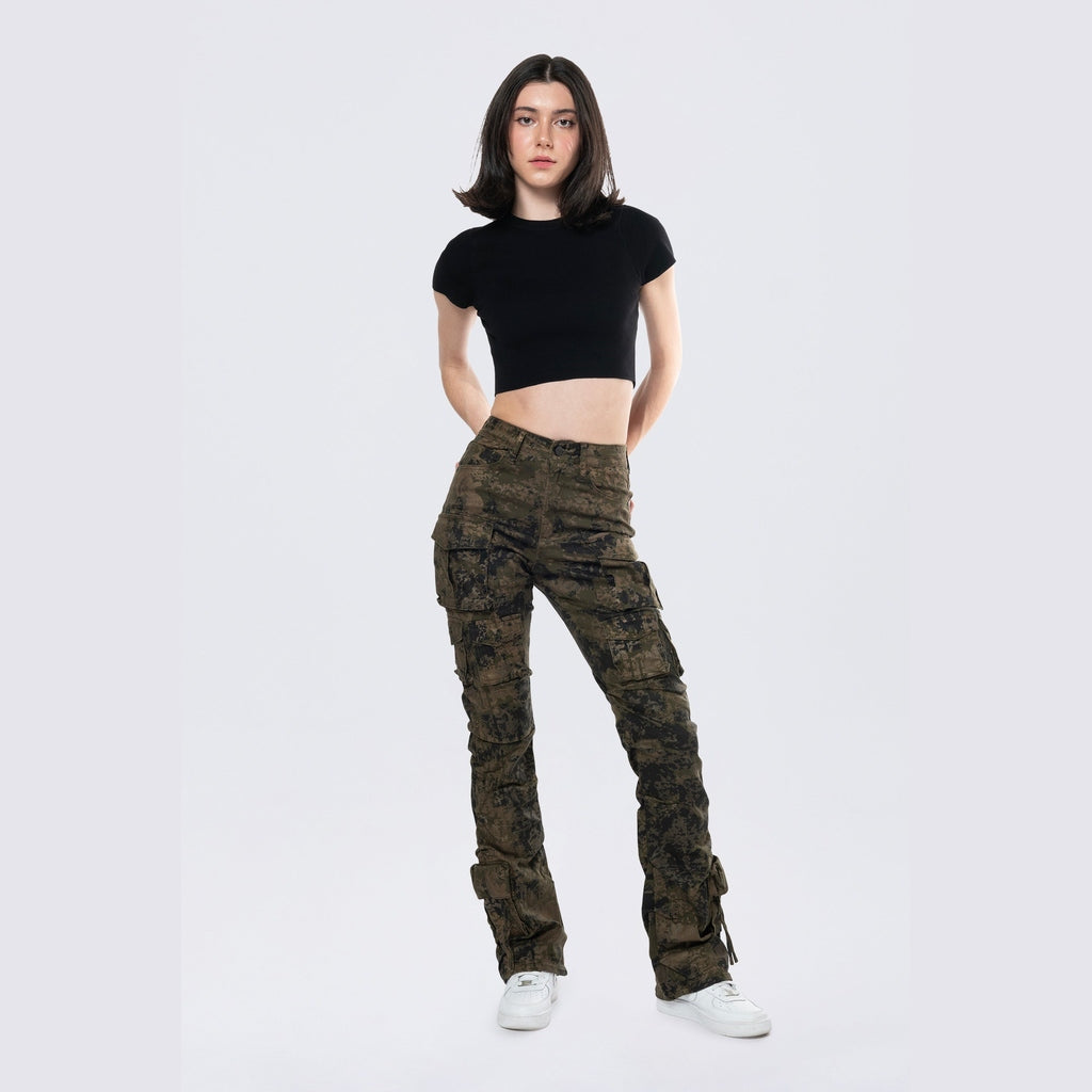 Smoke Rise RED High Rise Stacked Artisan Wash Twill Pants - Hawthorne