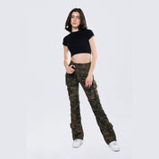 Smoke Rise RED High Rise Stacked Artisan Wash Twill Pants - Hawthorne