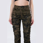Smoke Rise RED High Rise Stacked Artisan Wash Twill Pants - Hawthorne