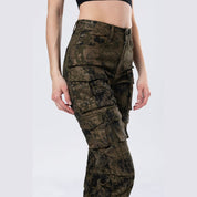 Smoke Rise RED High Rise Stacked Artisan Wash Twill Pants - Hawthorne