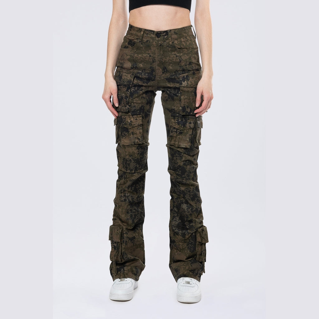 Smoke Rise RED High Rise Stacked Artisan Wash Twill Pants - Hawthorne