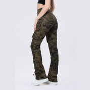 Smoke Rise RED High Rise Stacked Artisan Wash Twill Pants - Hawthorne