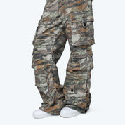Wide Leg Overalls - Tiger Camo