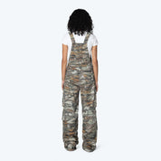 Wide Leg Overalls - Tiger Camo