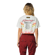 Smoke Rise RED Racing Cropped T-Shirt - Red