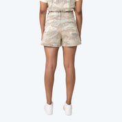 Slouched Utility Cargo Jean Shorts