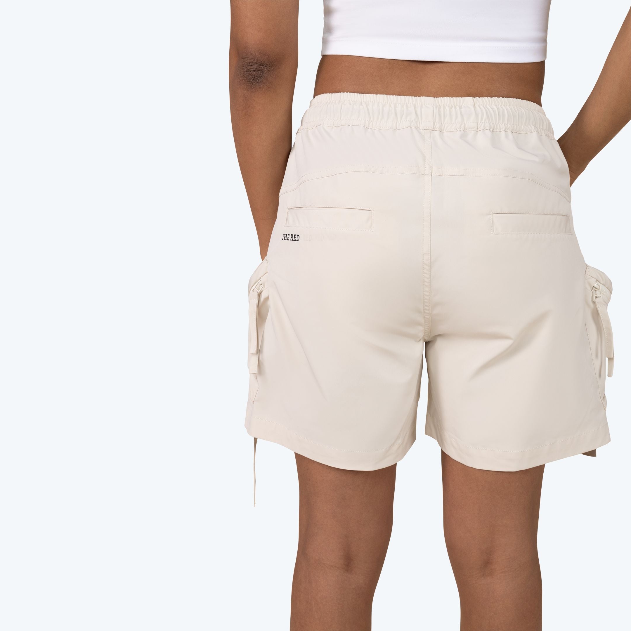 Slouched Utility Windbreaker Shorts