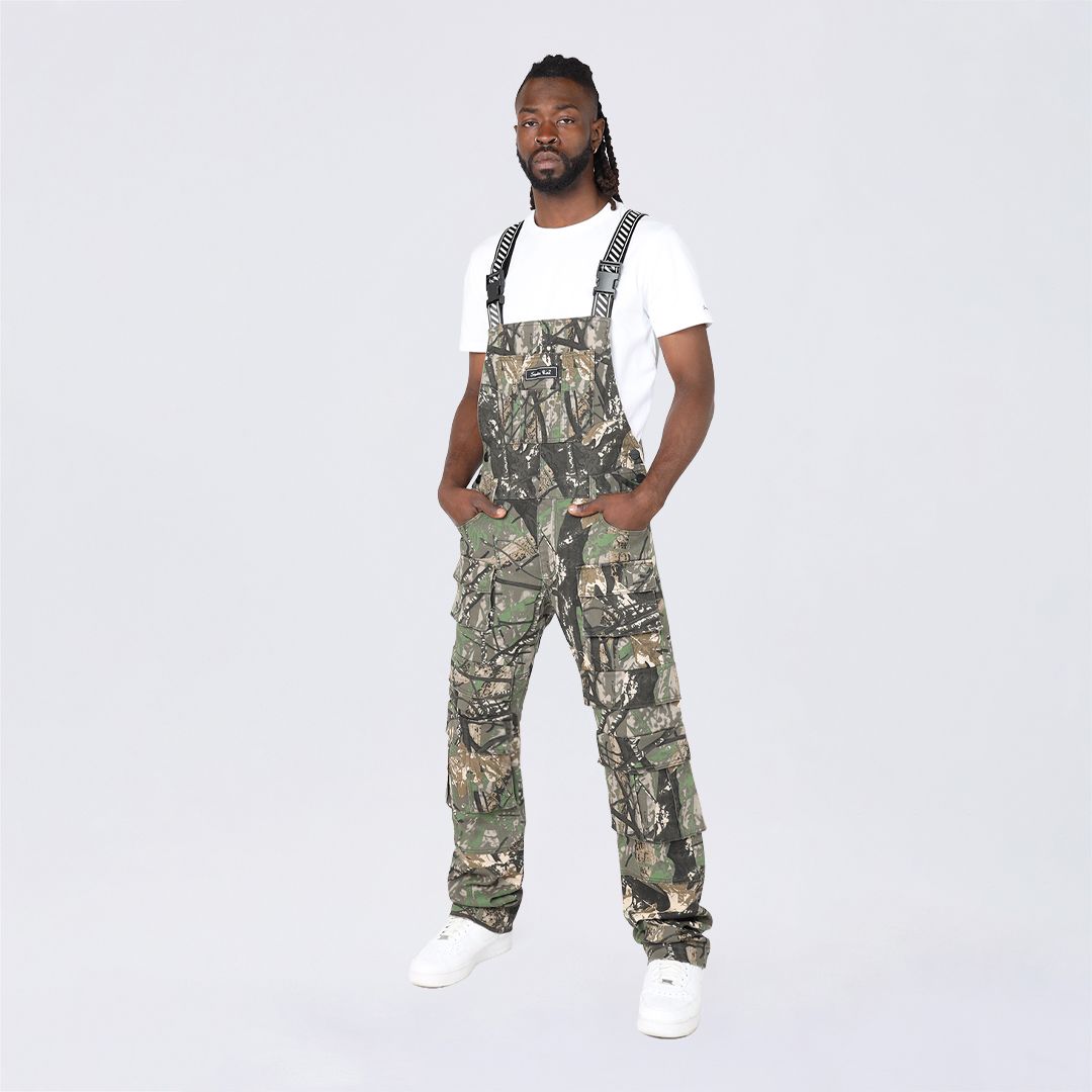 Straight Utility Twill Overalls