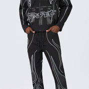 Straight Maximalist Windbreaker Pants