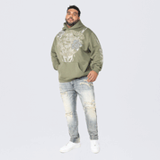 Big and Tall - Fleece Tapestry Hoodie