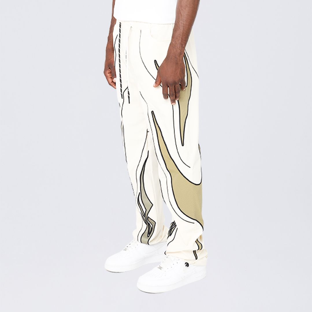 Straight Maximalist Windbreaker Pants