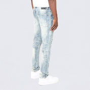 Slim Tapered Vintage Washed Jeans