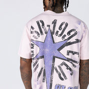 Oversized Maximalist Graphic SS Shirt - Parfait Pink