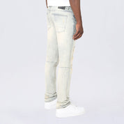 Slim Vintage Washed Jeans - Henry Blue