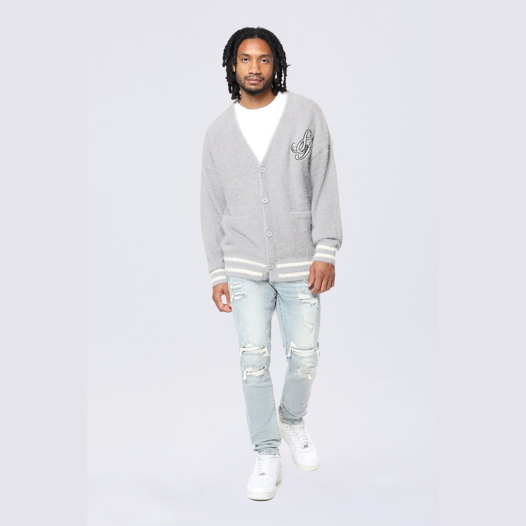 Smoke Rise Country Club Cardigan - Heather Grey