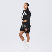 Slouched Utility Windbreaker Shorts