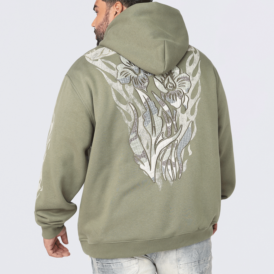 Big and Tall - Fleece Tapestry Hoodie