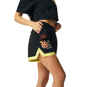 Smoke Rise RED Resort Slit Shorts - Black
