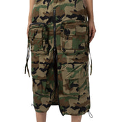 Smoke Rise RED Utility Straight Long Skirt - Wood Camo