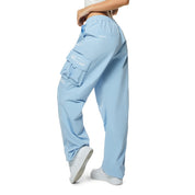 Smoke Rise RED Slouched Straight Pants - Collegiate Blue