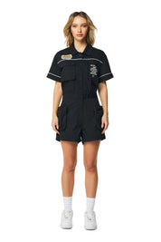 Utility Romper - Black