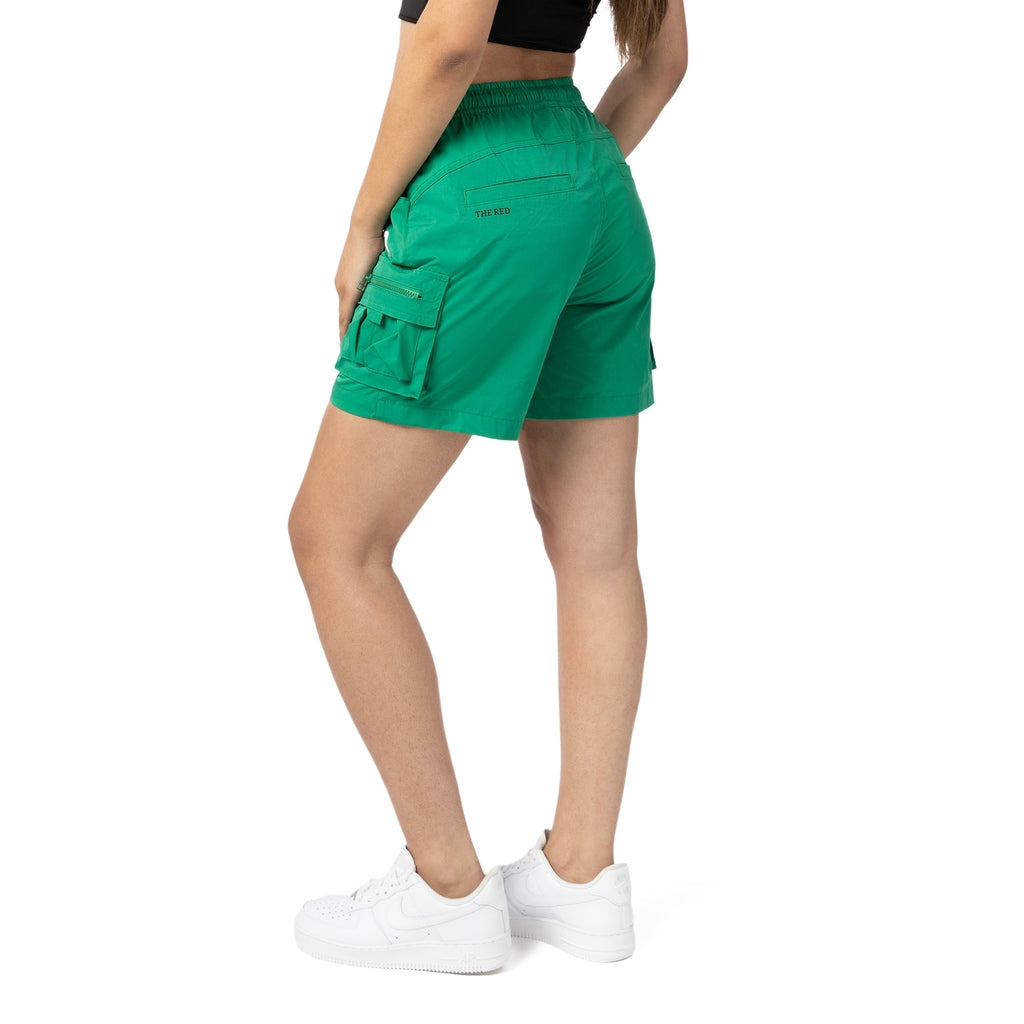 Smoke Rise RED Utility Slouched Shorts - Kelly Green