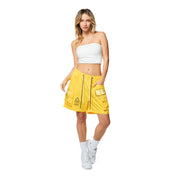 Smoke Rise RED Utility Slouched Shorts - Canary