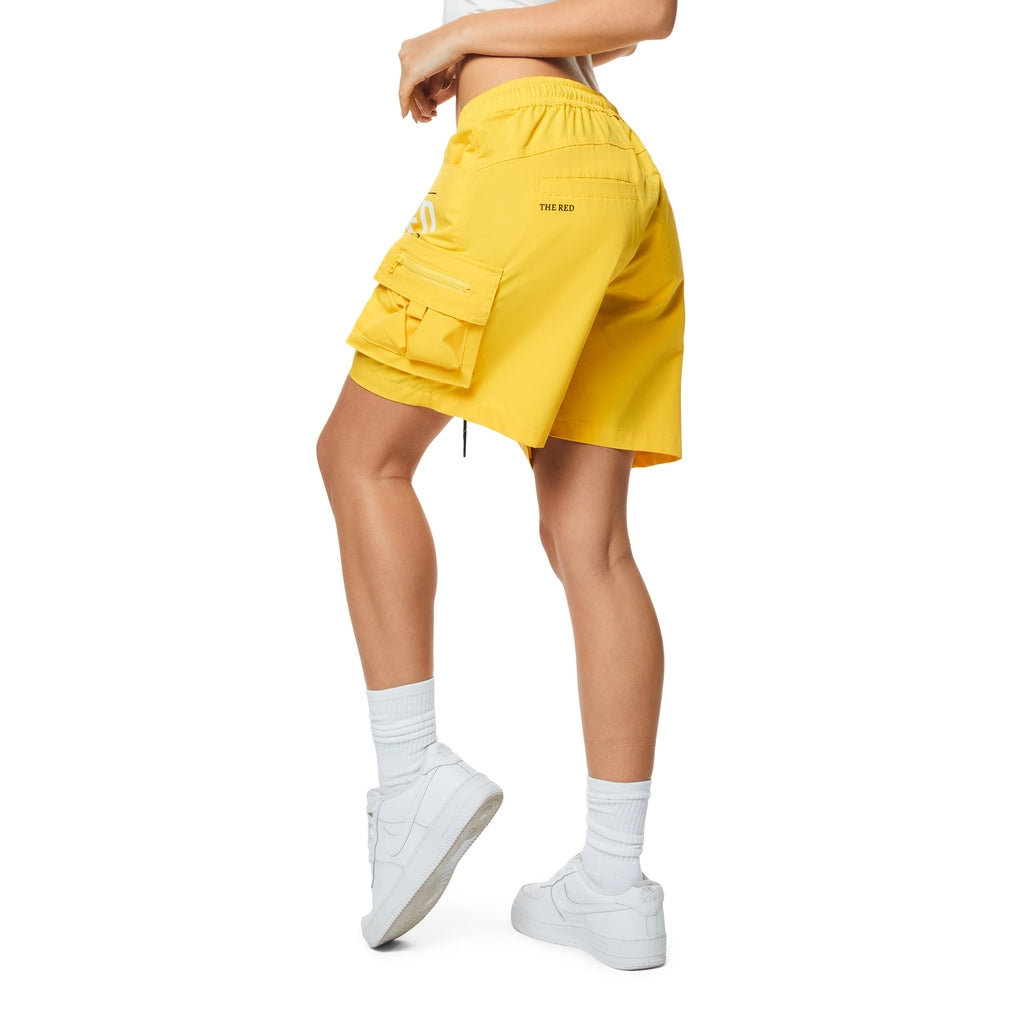 Smoke Rise RED Utility Slouched Shorts - Canary