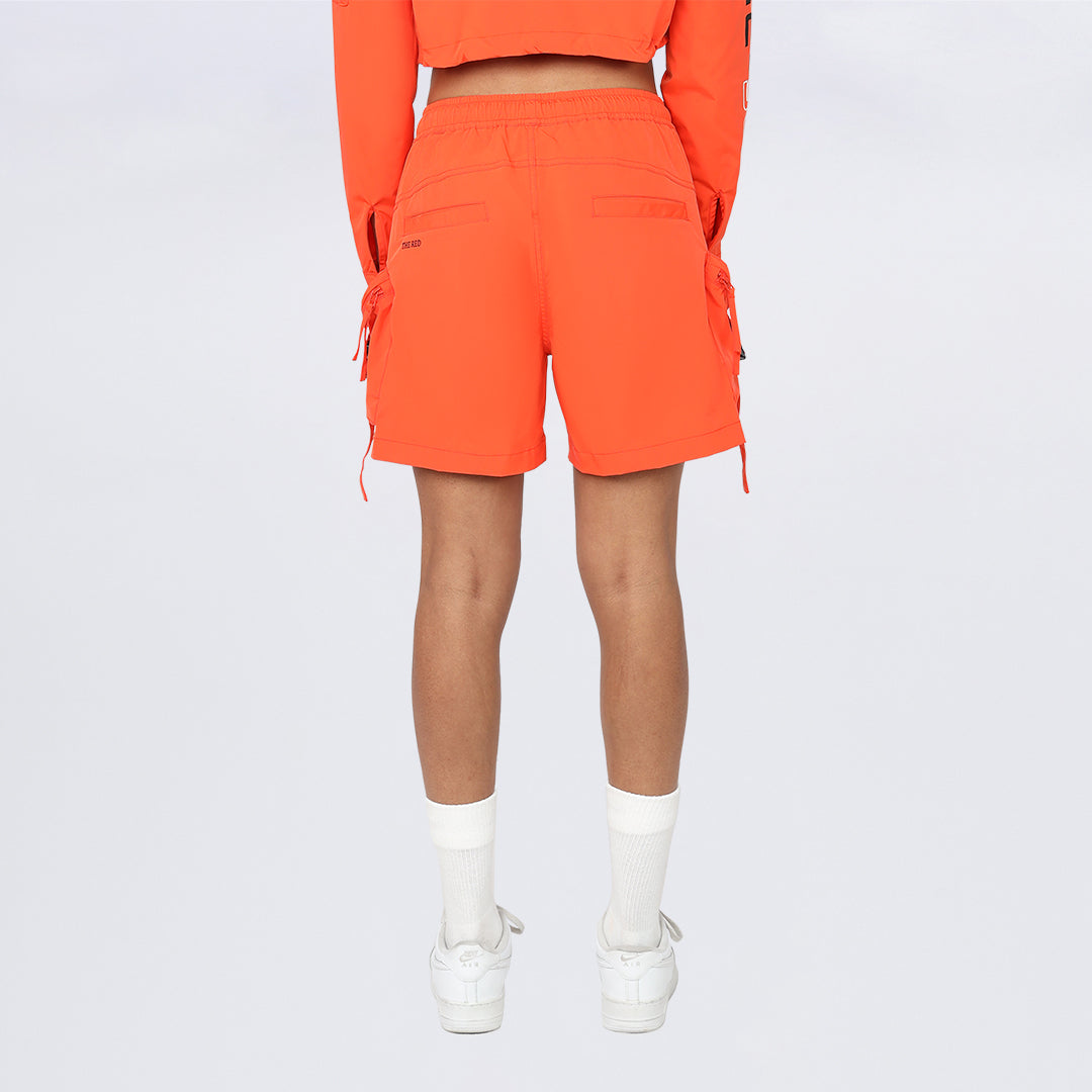 Slouched Utility Windbreaker Shorts