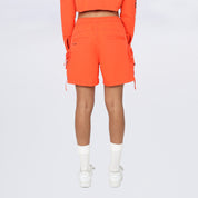 Slouched Utility Windbreaker Shorts