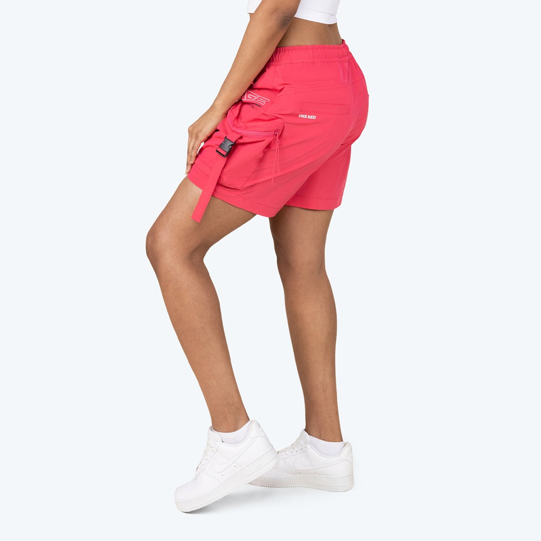 Slouched Utility Windbreaker Shorts